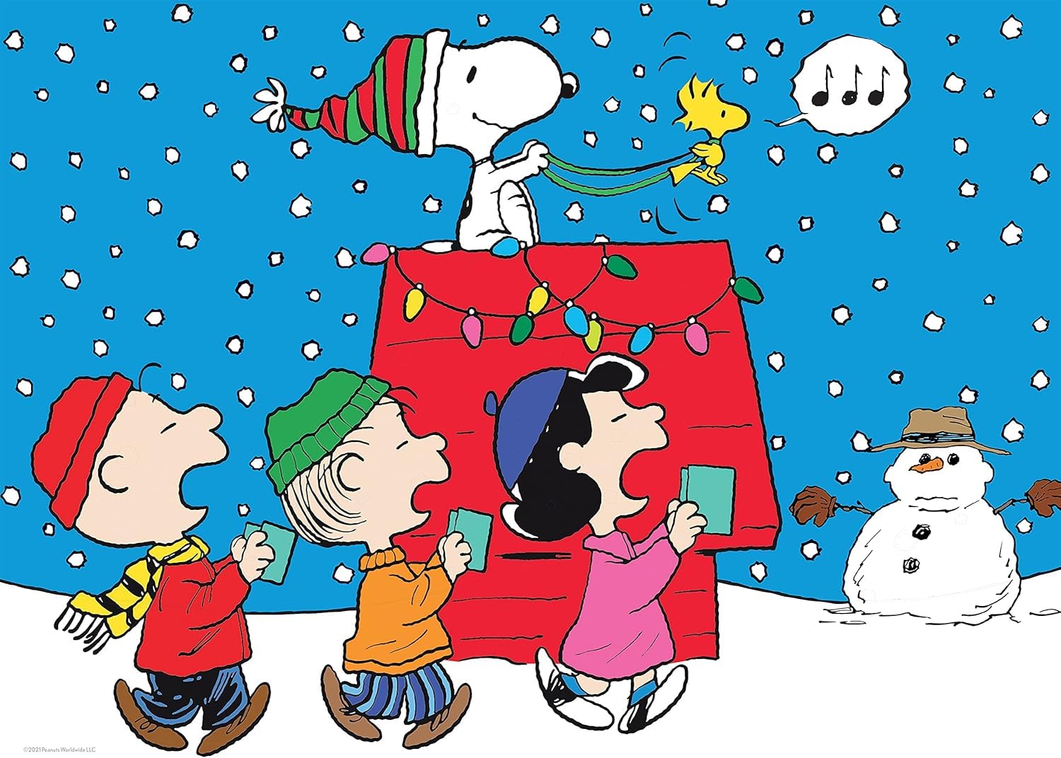 Amazon.com: Ceaco - Peanuts - Holiday - Snoopy and The Singers